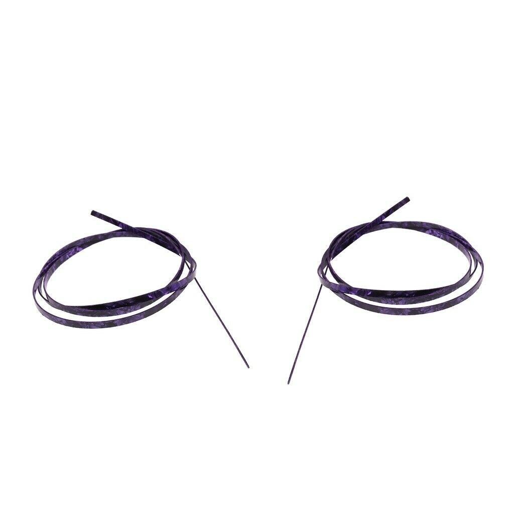 2xCelluloid Guitar Binding Purfling Strips For Guitar Luthiers 1620x6x1.5mm