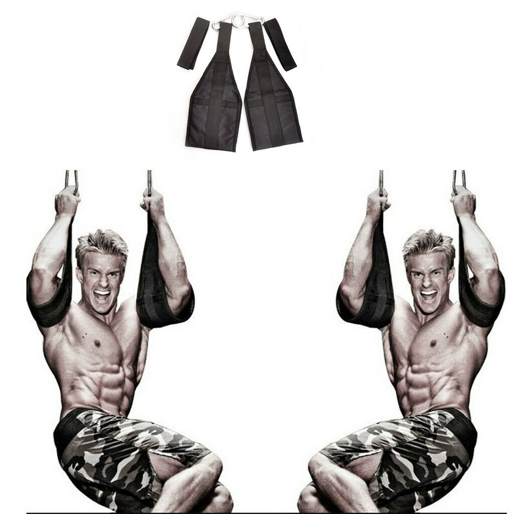 Universal Abdominal Slings (Pair) Ab Slings Straps Chin Up Bar Gym Home Fitness