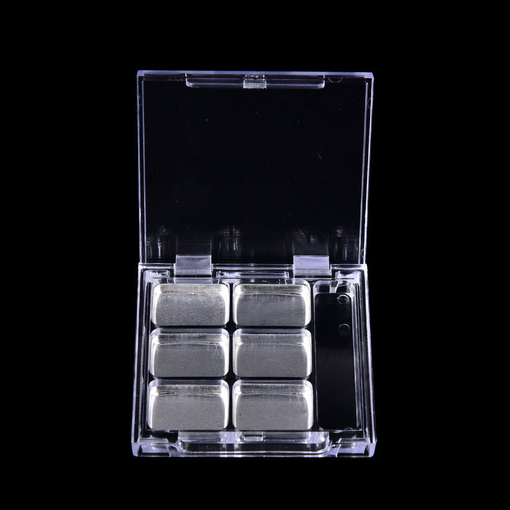 Empty 6Square Grid Eyeshadow Lipstick   Box Case Cosmetic Packing+Palett ouJ Ad