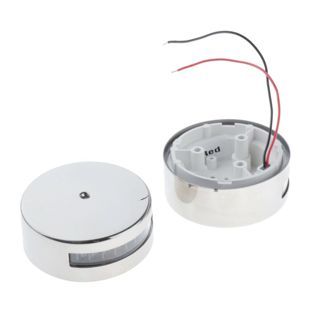 LED STAINLESS STEEL   CABIN DOME LIGHT - Marine/Boat/Caravan/RV Lamp 10-30V