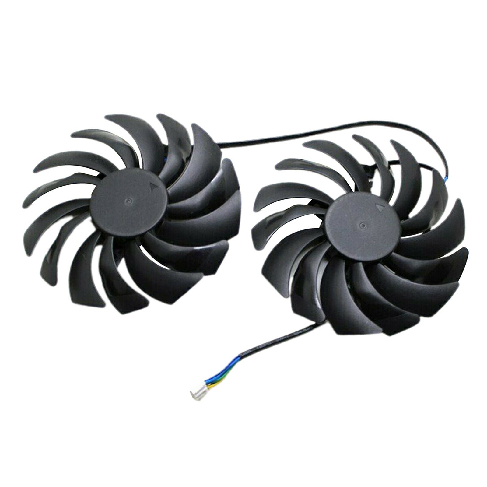 2x 92mm Graphics Card Cooling Fan 4 Lines 25dBA 0.40A for MSI GTX1080Ti 1070