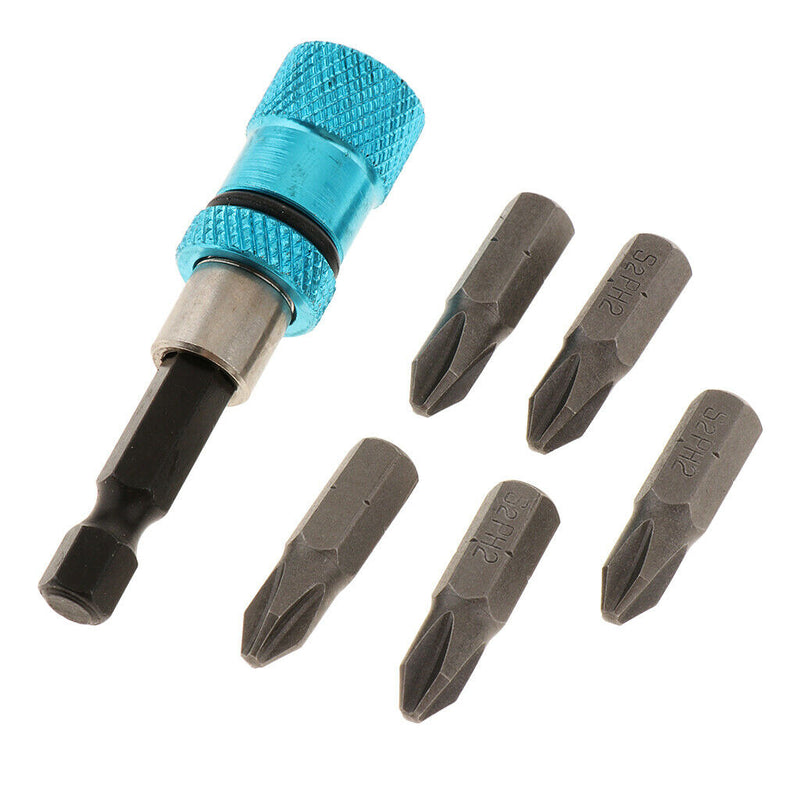 1/4 Inch Hex Shank Magnetic Extension Chuck Adapter Quick Release Bar Socket