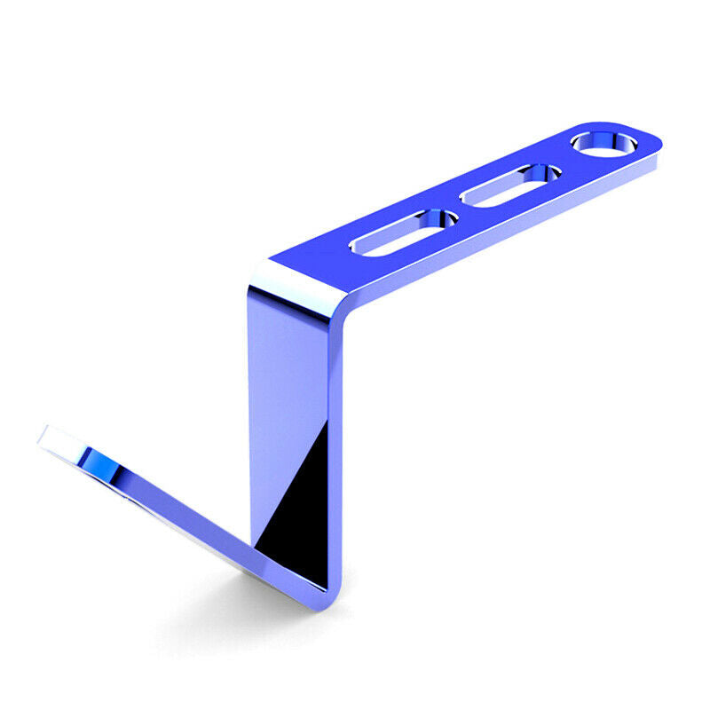 1x Scooter Motorcycle Off-road Handlebar Front-Mounted Hook Stainless Steel Blue