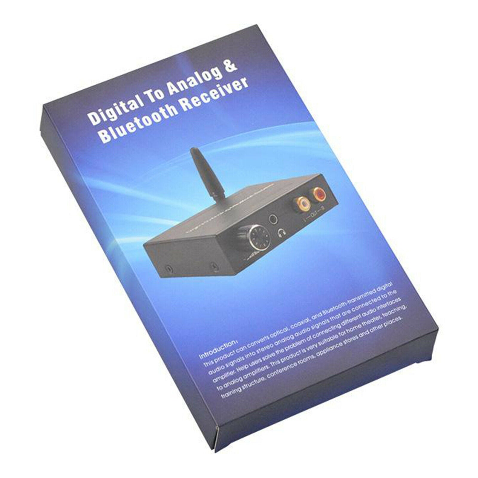 192kHz Digital to Analog Audio Converter with Bluetooth 5.0 Receiver 3.5mm Audio