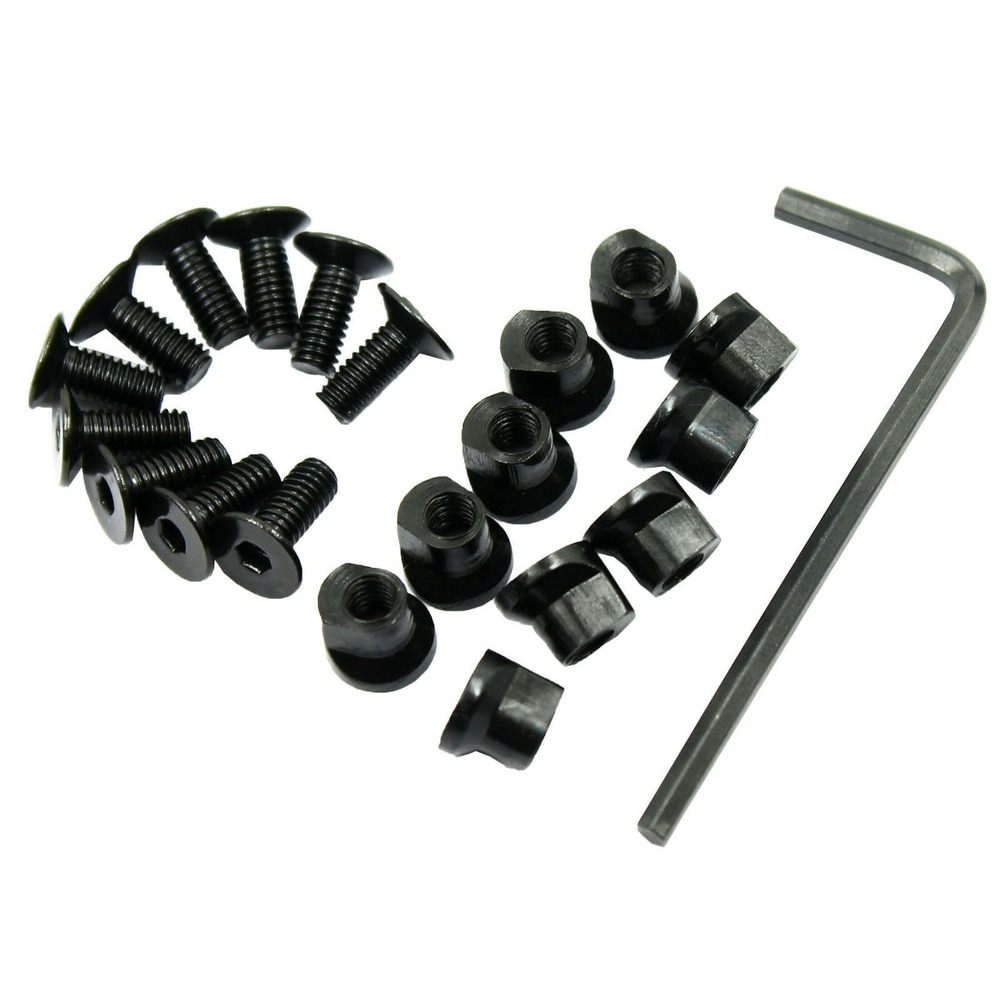 KeyMod Screw and Nut Replacement Set for Rail Sections 10 Pack with Wrench