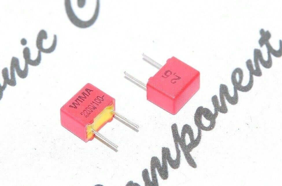 10pcs-WIMA FKP2 2200P (2200pF) 100V 2.5% pitch:5mm Capacitor FKP2D012201D00HSSD