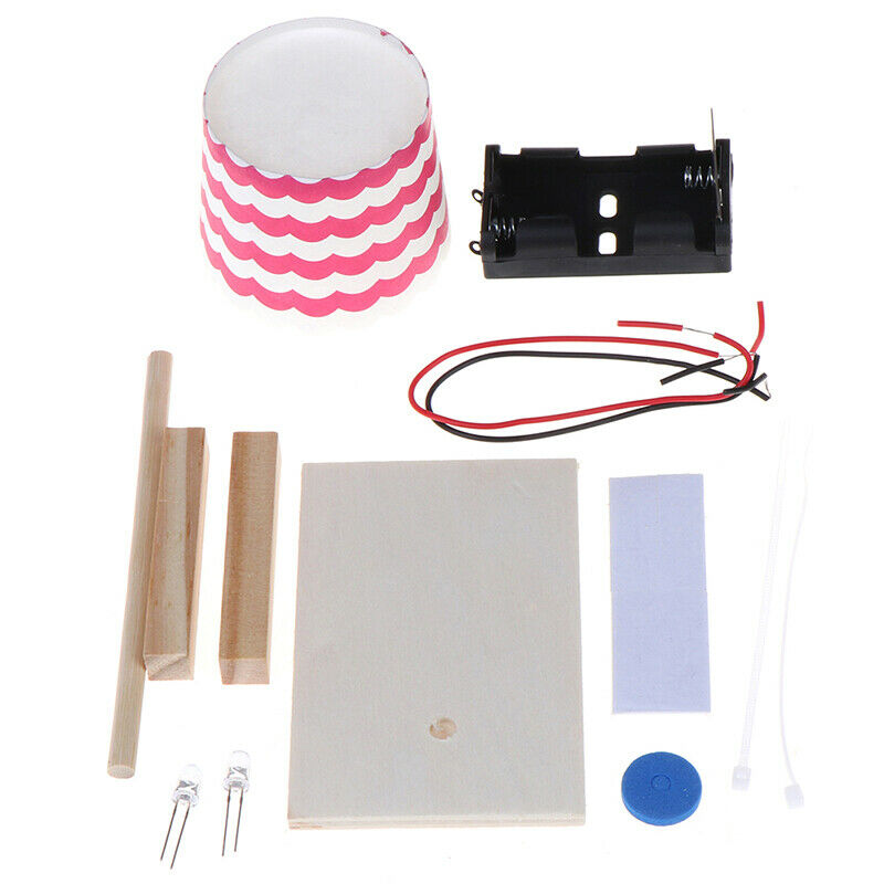 Kids Science Experiment DIY Toys Mini Wooden Table Lamp Gizmo Toys Set PTA.l8