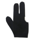 1 Pair 3 Finger Billiards Gloves Pool Cue Gloves for Men Women Right / Left Hand