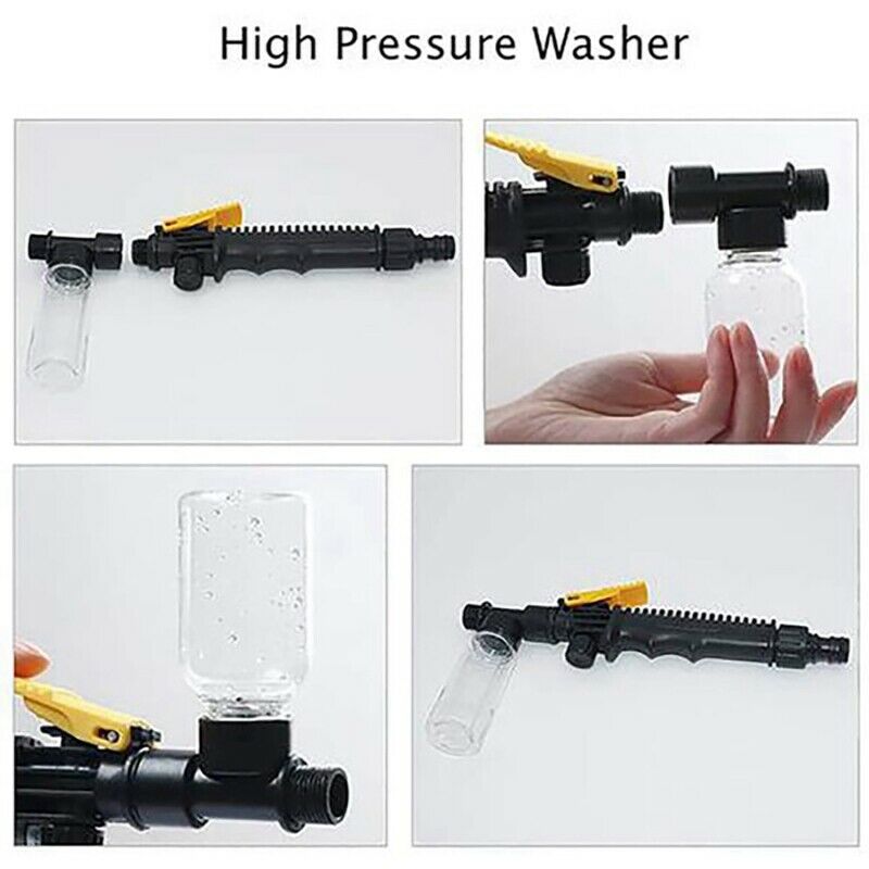 4X(2 in 1 Wash High Pressure Washer Cleaning Lance Portable Cleaner Nozzle Y1A3)
