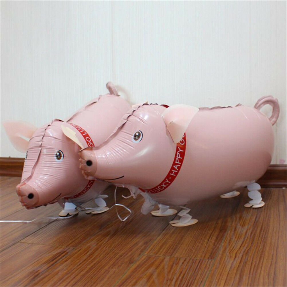 Pig Walking Animals Inflatable Balloon Decorated Wedding BirthdayParty Su.l8