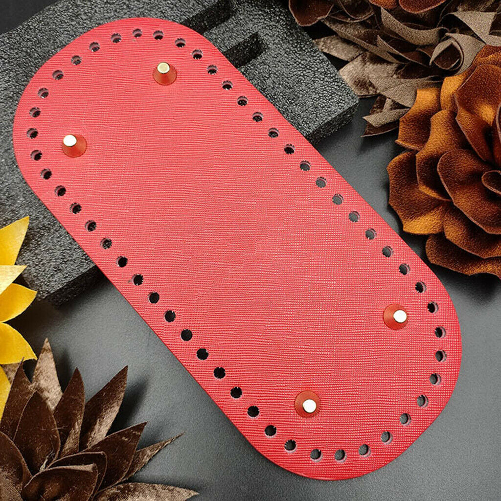 8 Colors Set Pre-punched DIY Bags Bottom Pad Insert Cushion Base Bag Making