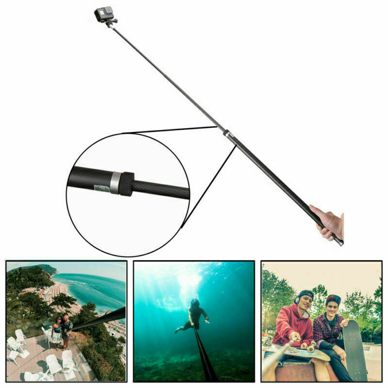 Ultra Long Selfie Stick for GoPro Hero 7 Hero 6 Hero 5 Black（2018） BS5