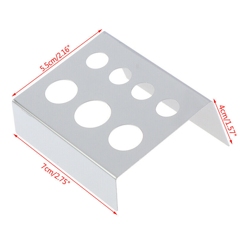 7 Holes Container Stand Tattoo Pigment Stainless Steel S Tattoo Glass Cup.l8