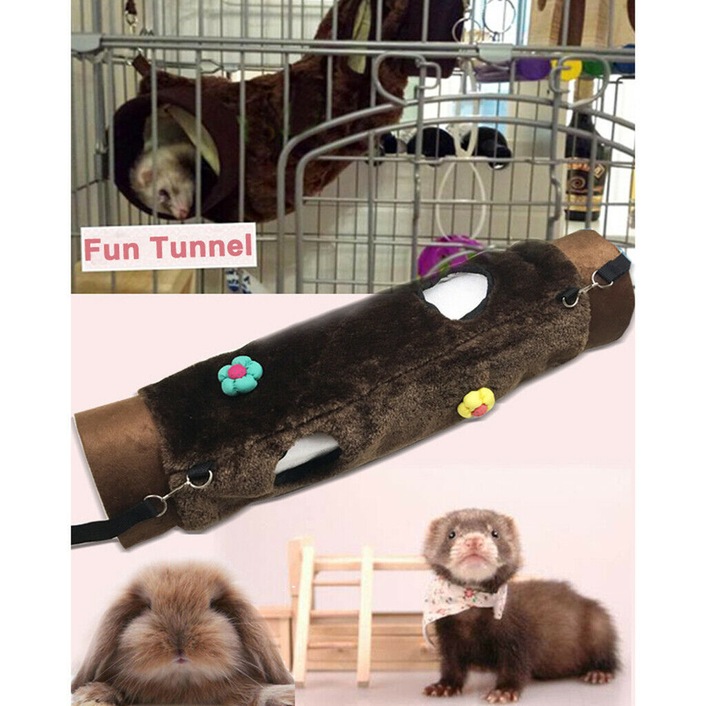 Hamster Small Pet Cozy Comfort Hammock Tunnel Toys For Hamster Mice Rat