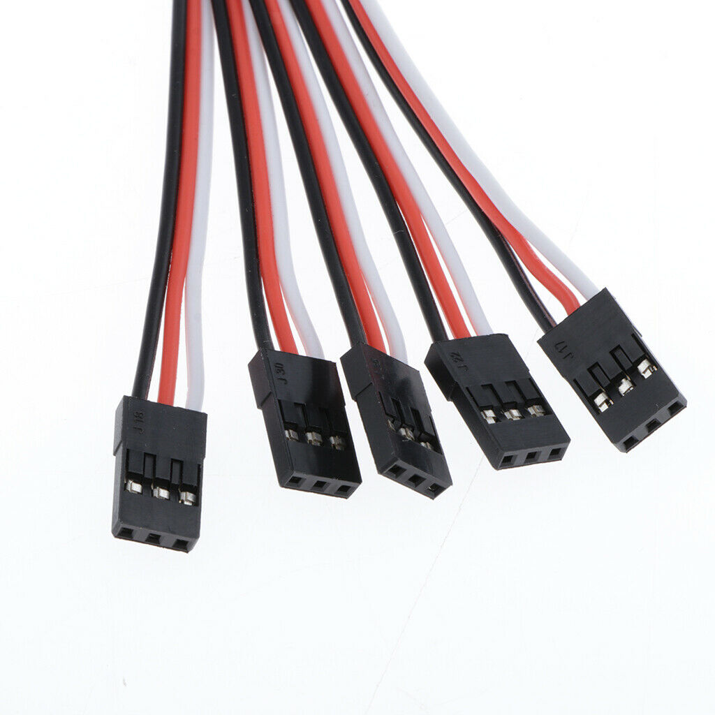 Male to Male Servo Steering Extension Wires Line 3-Color 200mm EU-D600-133