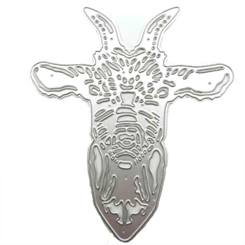 Bull Head Metal Cutting Dies Stencil DIY Scrapbooking Album Paper Card Template