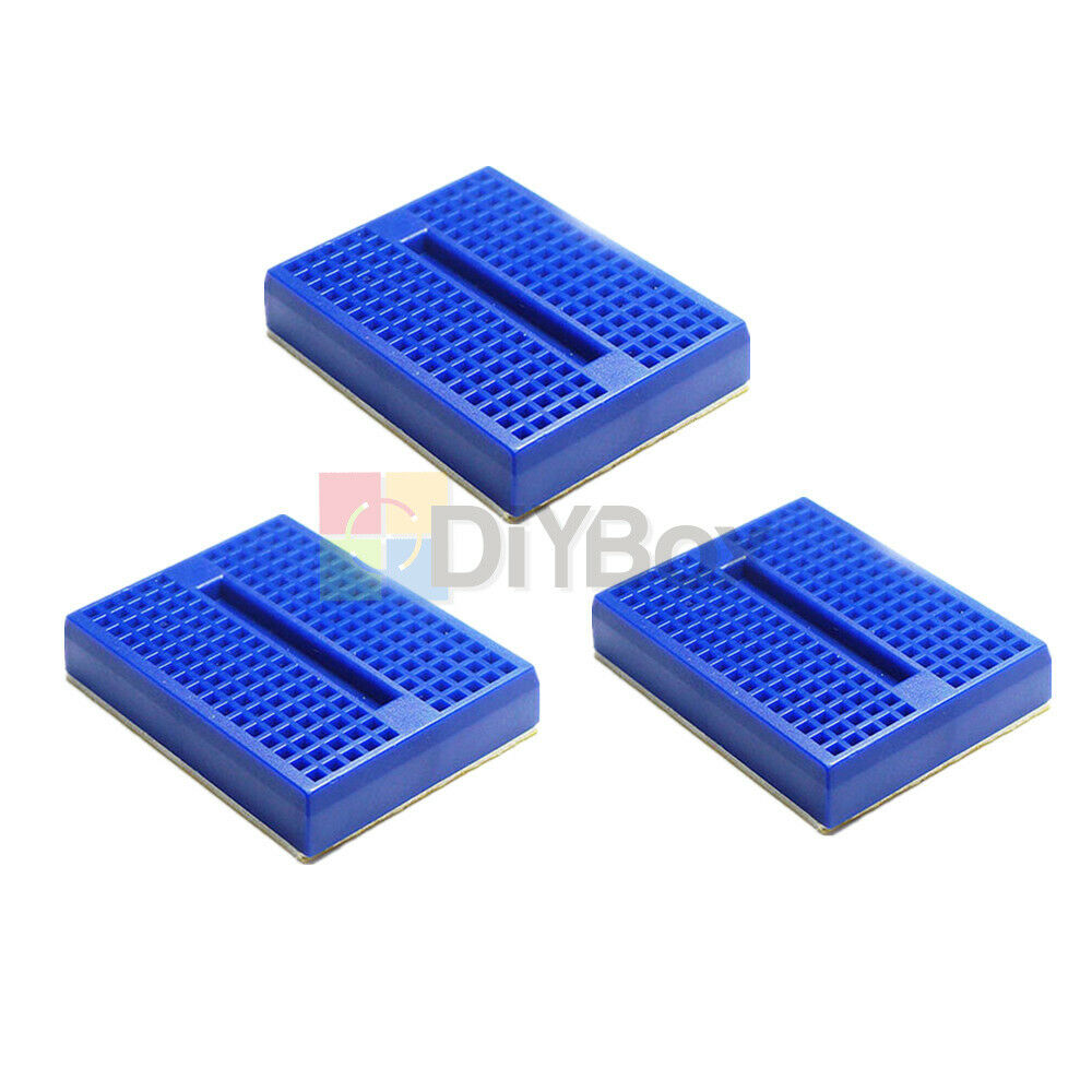 5Pcs 170 Tie-points Blue Mini Solderless Prototype ABS Breadboard for Arduino