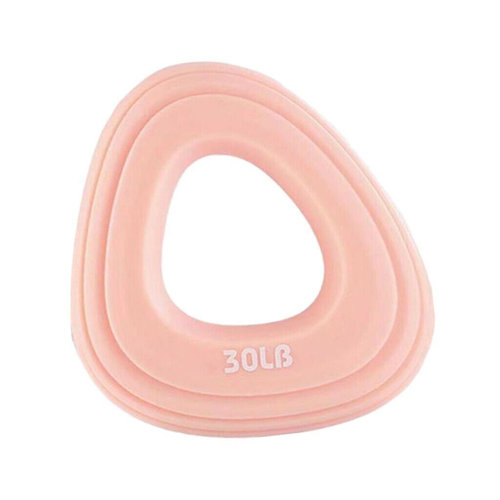 30LB Finger Forearm Wrist Gripper Ring Muscle Power Training Exerciser Pink