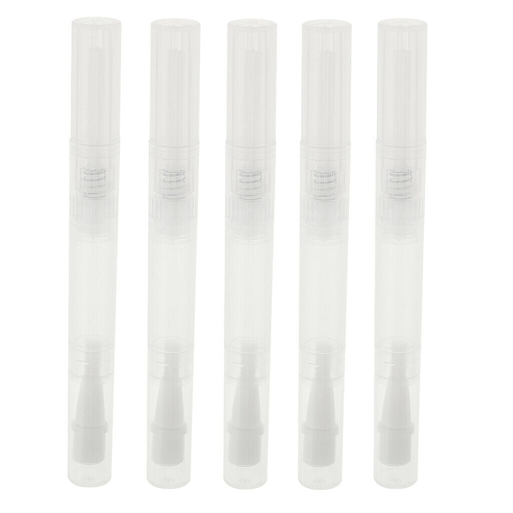 5x 3ml Empty Makeup Eyelash Conditioner Twist Pen Cuticle Oil Liquid Tubes