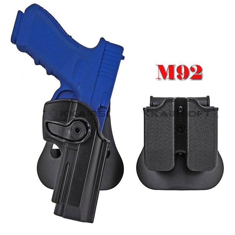 Roto Holster with Double Magazine Holster Fits Beretta 92 96 M9 M92 All