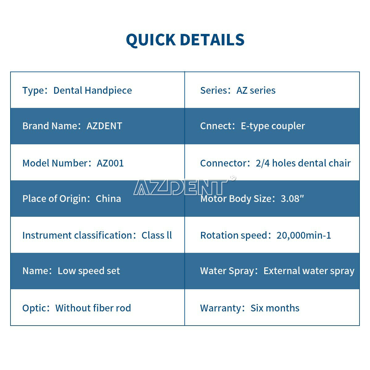 2X NSK Style Dental Slow Low Speed Straight Nose Cone Handpiece