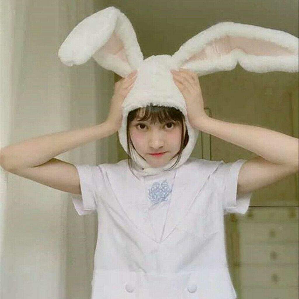 Rabbit Ear Hat Beanie Ear Hat Rabbit Costume Headwear Plush Animal