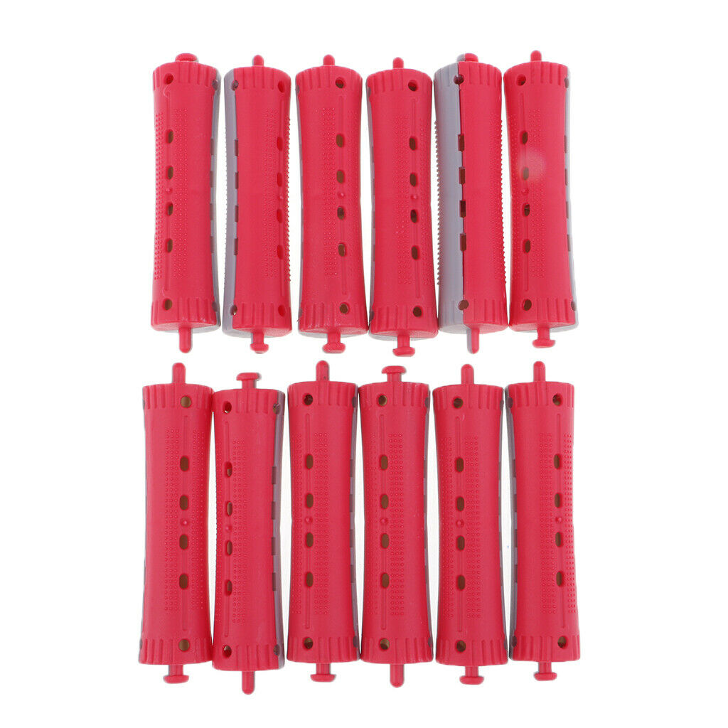 24x Perming Rods Rollers Perm Curlers Waves Rods Hair Styling DIY Slon Use