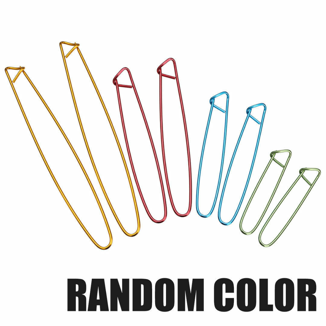 4pcs Aluminum Stitch Holders Pins Knit Knitting Needles Crochet Hooks Mixed Size