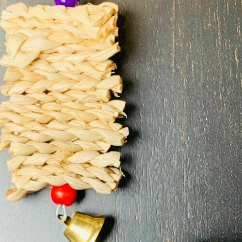 Handmade Birds Rope Structure for Play Steel Hooks Toys Safely