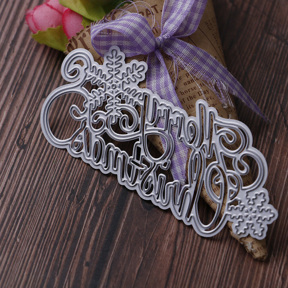 Snowflake christmas Metal Cutting Die For DIY Scrapbooking Album Paper Car.l8