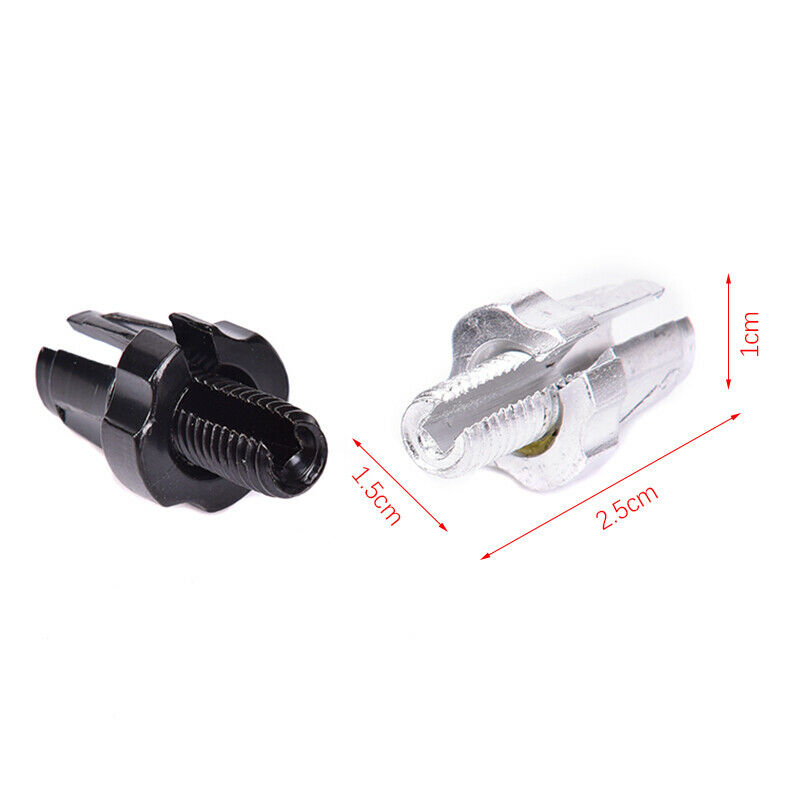 1Pc Alloy M7 Bicycle Screw Fixing Nuts Steering Bike Braking Cable Access.l8