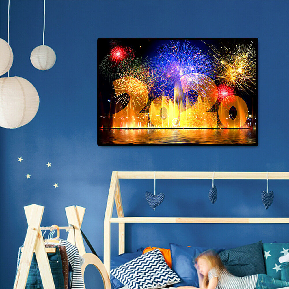 Paper Puzzles Jigsaw 1000pcs Water Fireworks Educational Assemble DIY Toys @
