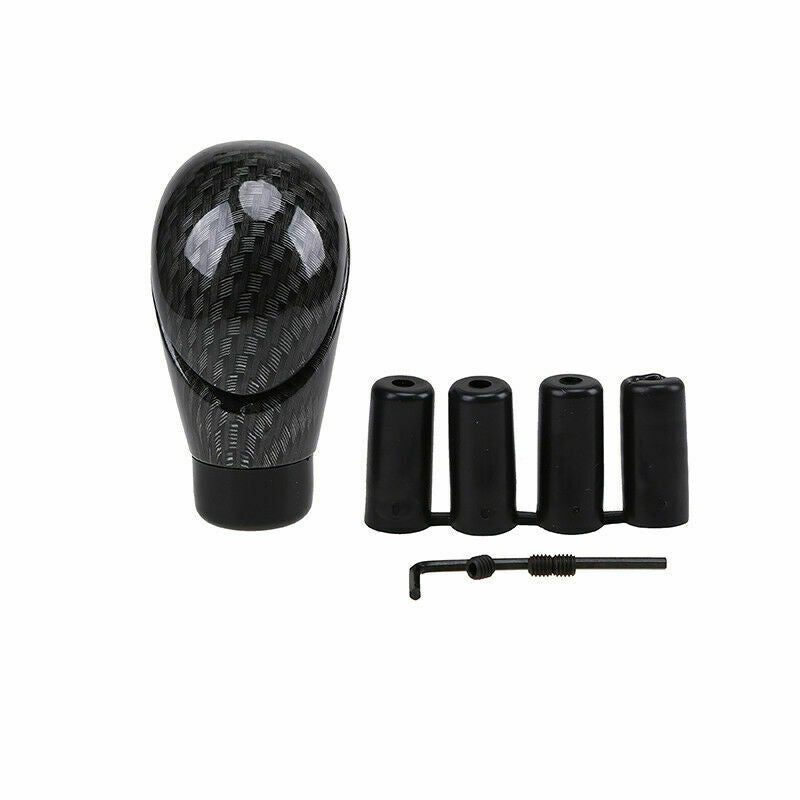 Universal Carbon Fiber Look Automatic Car Gear Stick Shifter Shift Knob Lever