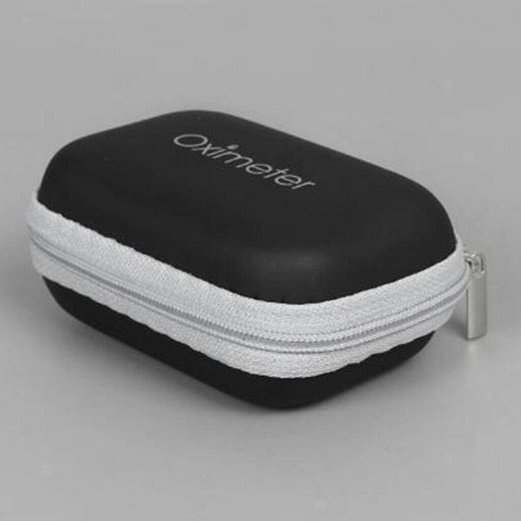 4 Pcs Fingertip Pulse Oximeter Case Waterproof Zipper Blood Oxygen Bag Storage