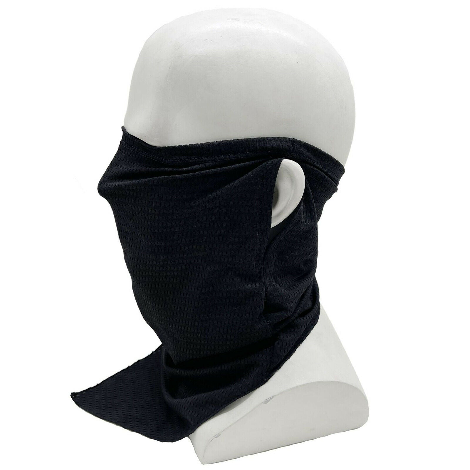 Breathable Bicycle Milk Silk Face Cover Neck Gaiter Ear Hanging Neck Gaiter