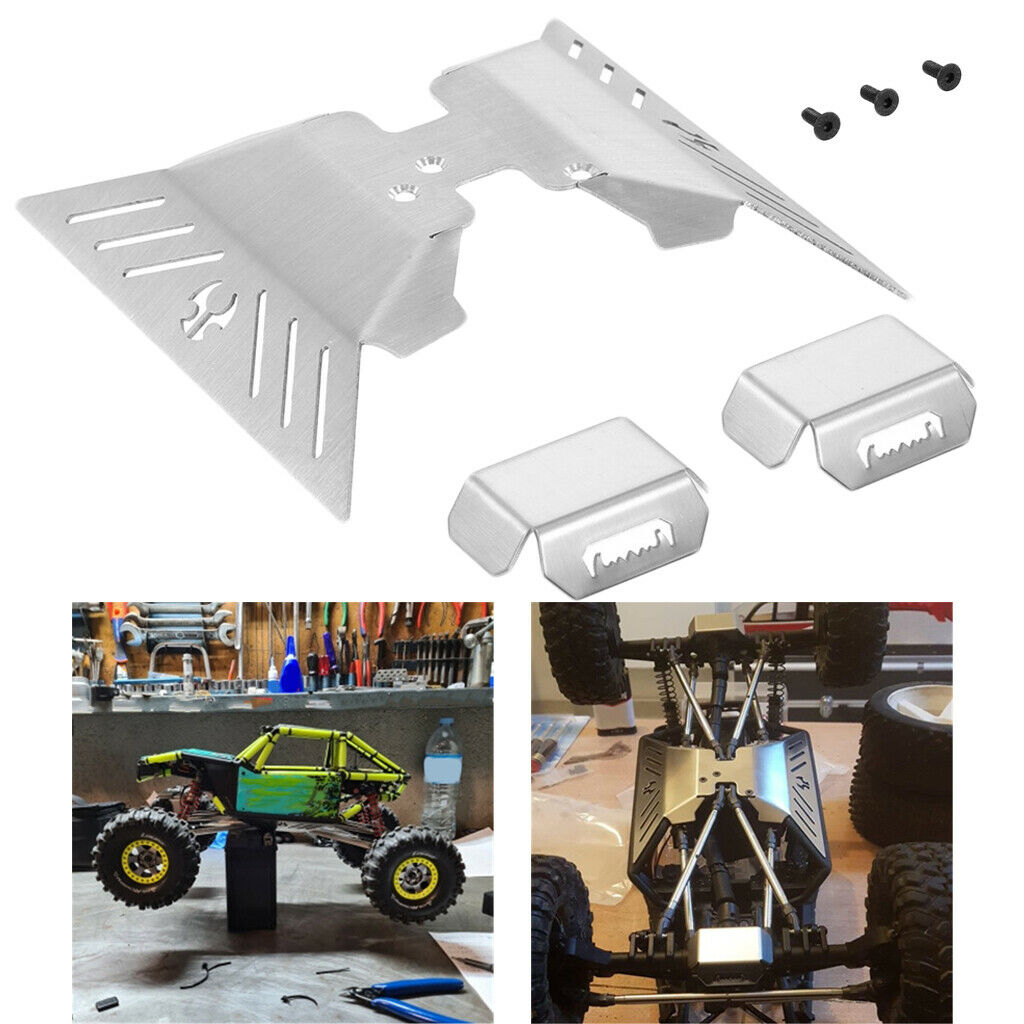Remote Control Skid Plate Protector Front/Rear Axle Car SUV Set Hobby Parts