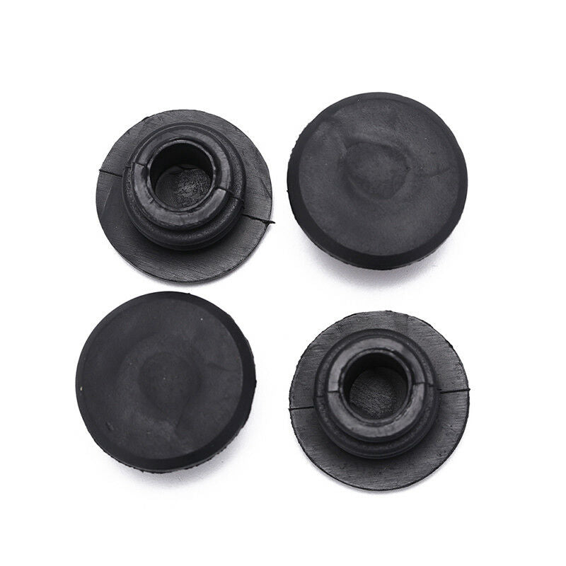 4pcs Bike Black Mini Rubber Grip Handlebar Bar End Plugs Stoppers Ca.l8