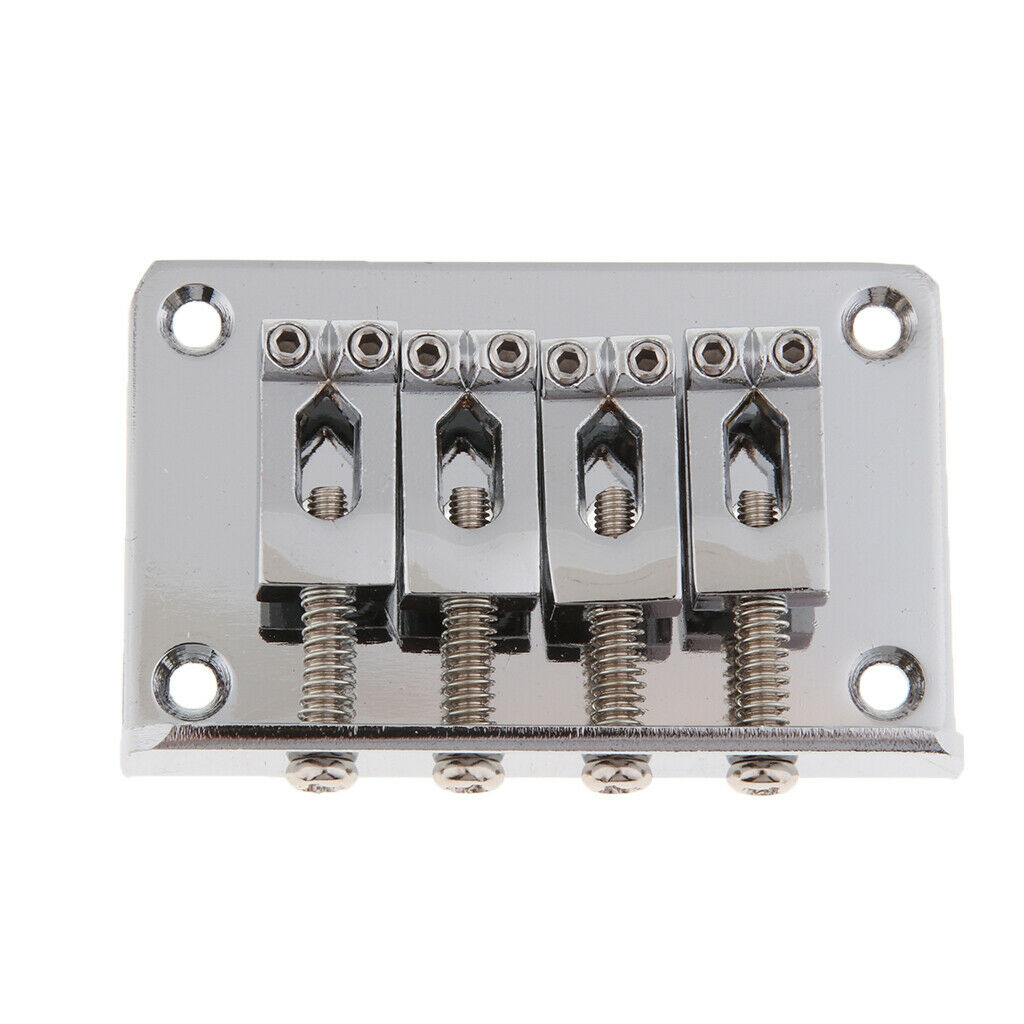 Fixed Bridge Tailpiece Set with Nut for Guitar Spare Parts