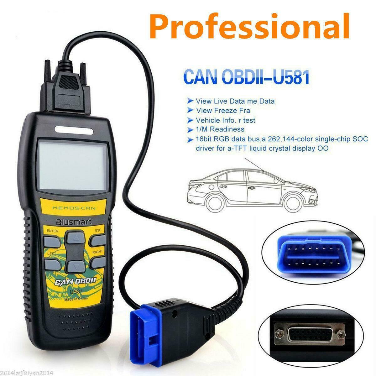 Car Truck U581 OBD2 OBDII EOBD Code Reader Scanner Auto Diagnostic Scan Tool