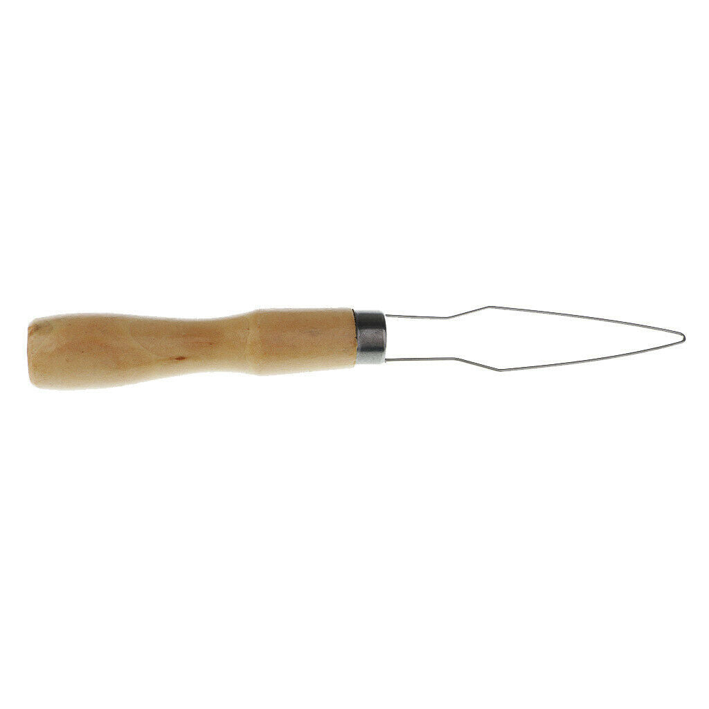 Wooden handle wire loop needle threader threader stitch puncture sewing tools