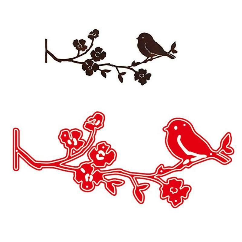 Bird Flower Metal Cutting Dies Stencil DIY Scrapbooking Album Paper Card Mold