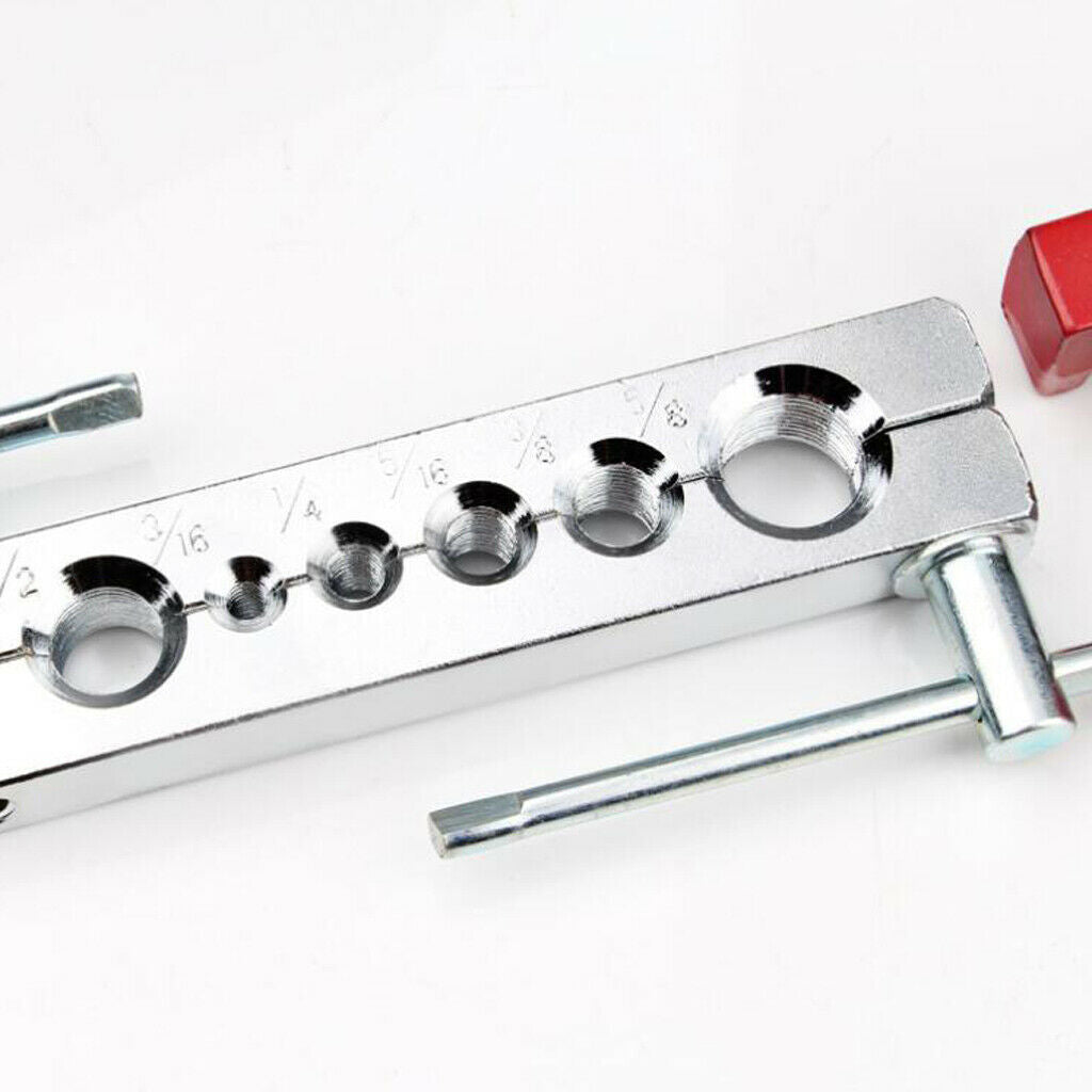 Set of Copper Pipe Tube Flaring Tool Kit and 3-28mm Cutter, 3/16" - 5/8".