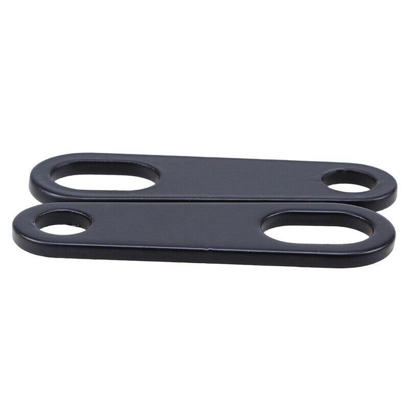 4PC Black Iron Motorcycle Turn Signal Light  Small Holder Brackets Universal Fit