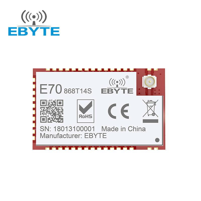 CC1310 868MHz 14dBm SMD UART Module E70-868T14S iot 25mW Wireless Transceiver