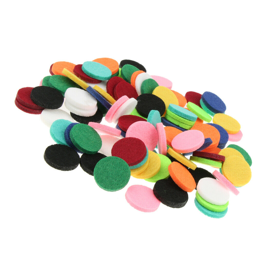 100x Essential Oil Diffuser Pads Diffuser Necklace Refill Pads