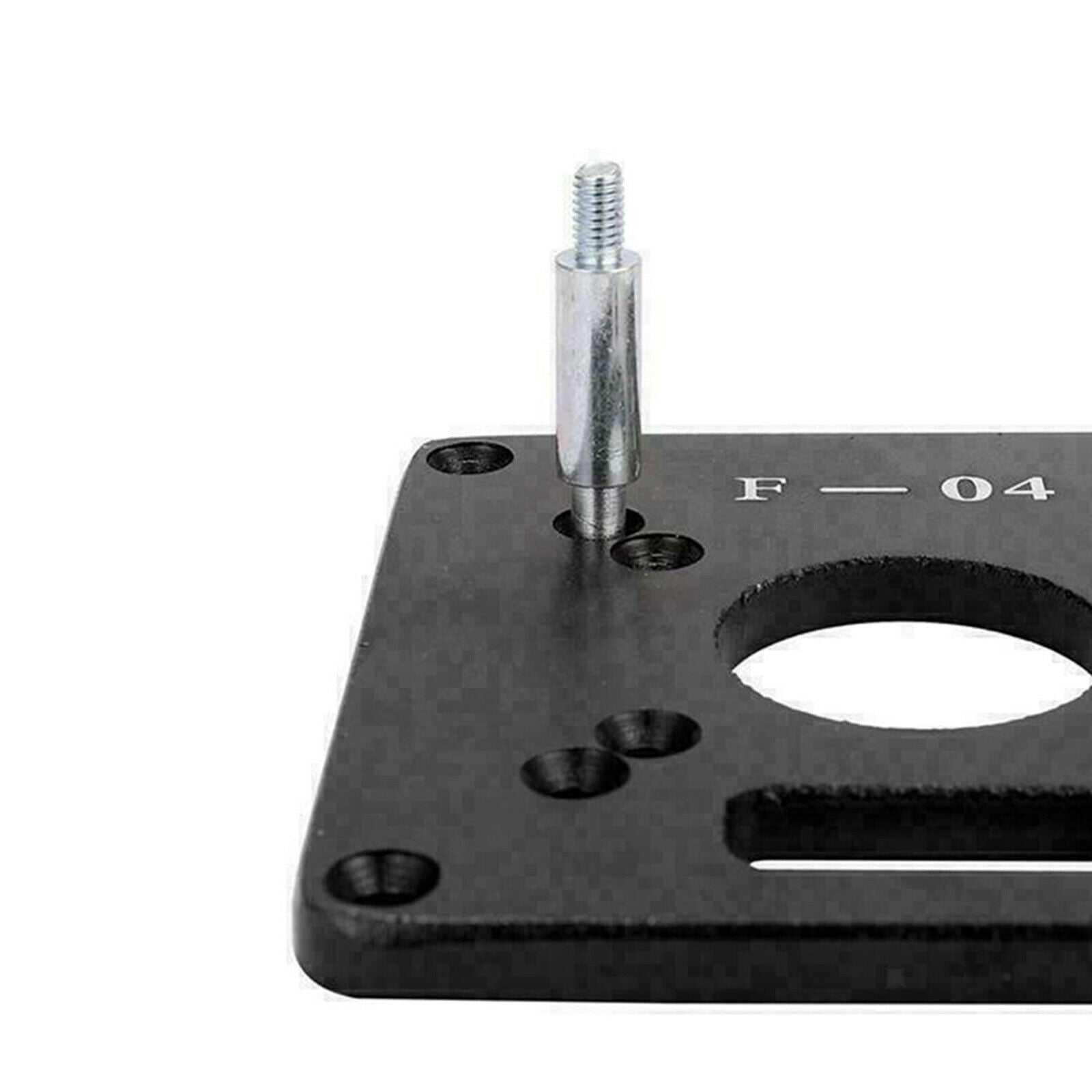 Router Table Insert with Install Screws and Plastic Router Insertion