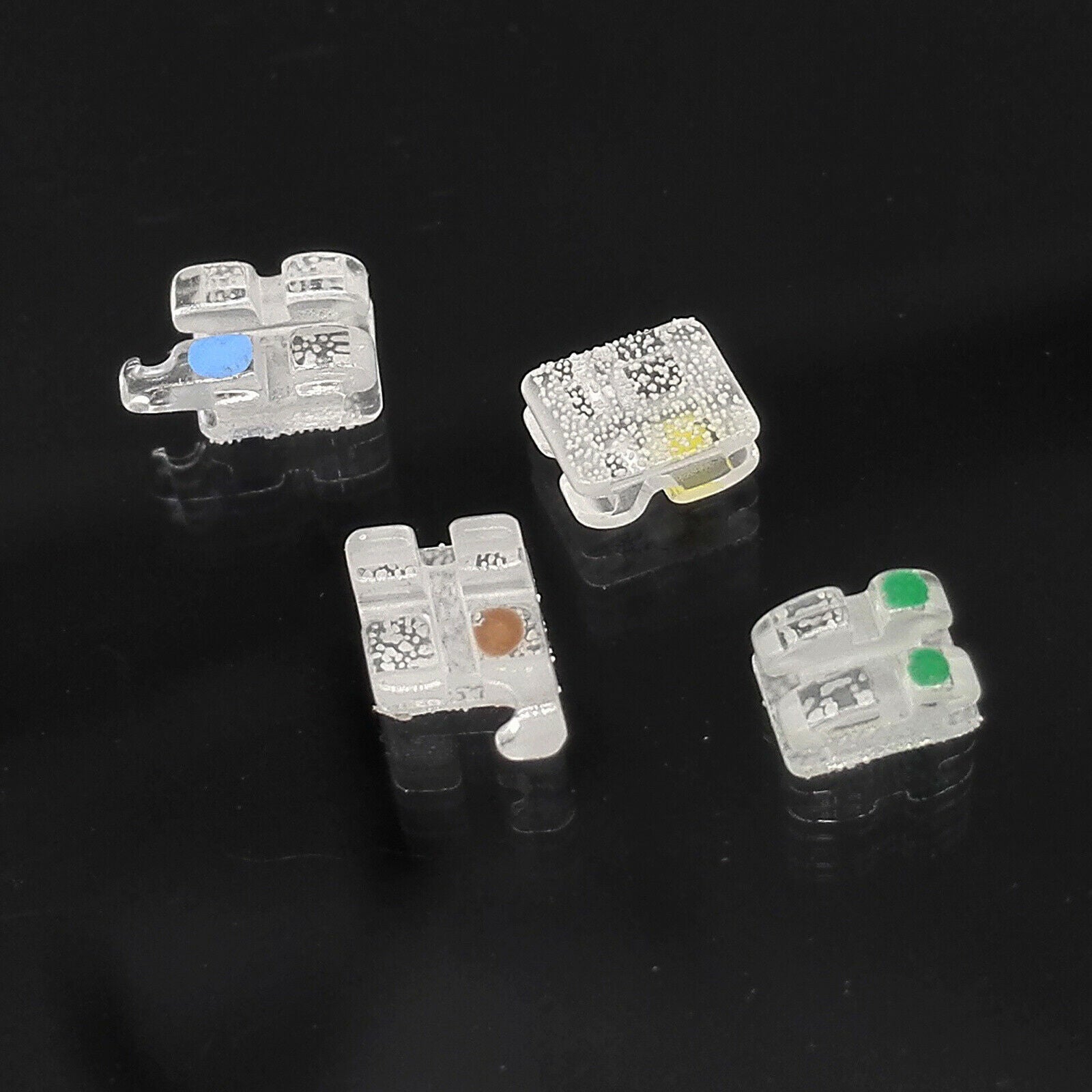 HOT Prob HUBIT Crystal Sapphire Orthodontic Brackets Braces (MBT 022 20Brackets)