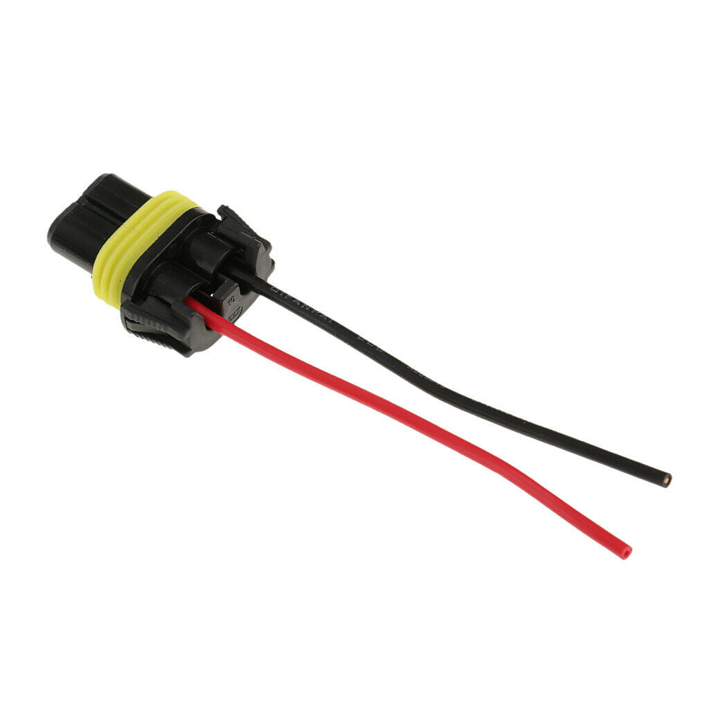 10pcs 9005/HB3 Female Adapter Wiring Harness Plug For Headlights Fog Light