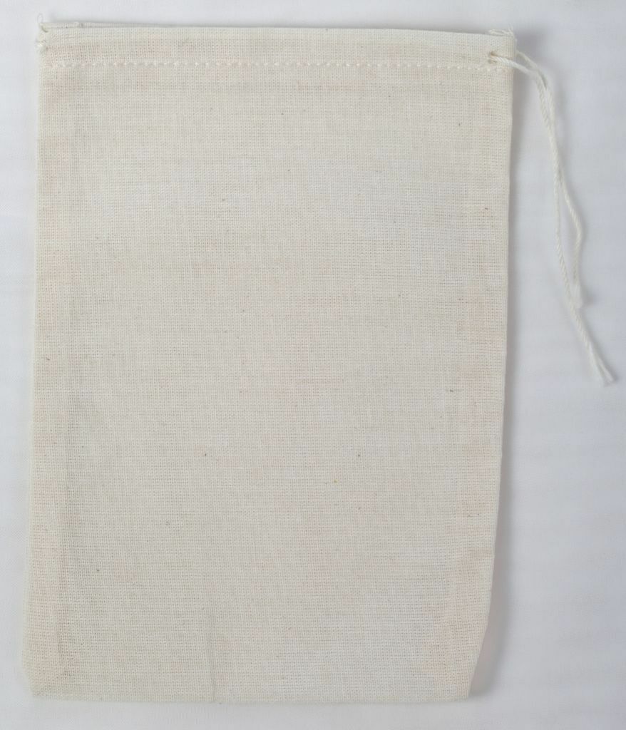 25 pcs (4"x6") Cotton Muslin Drawstring Bags Bath Soap Herbs