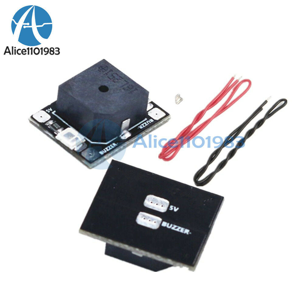Buzzer Alarm 5V Beeper Tracker W/LED Low Voltage For RC NAZE32 F3 Flight Control